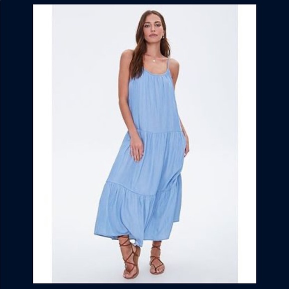 Forever 21 | Dresses | Forever 2 Denim Maxi Dress | Poshmark